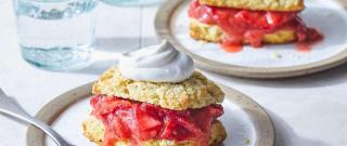 Strawberry and Rhubarb Shortcakes Photo