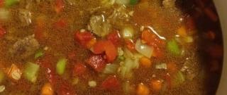 Beef Barley Vegetable Soup Photo