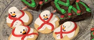 Melted Snowman Cookies Photo