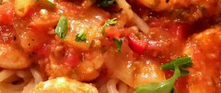 Shrimp Spaghetti with Tomato Sauce Photo