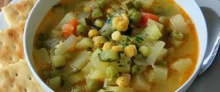 Simple Vegan Split Pea Soup Photo