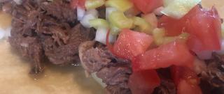 Delicious Beef Tongue Tacos Photo