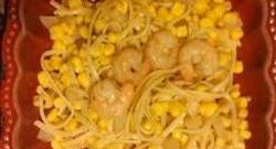 Linguine with Cajun-Spiced Shrimp and Corn Photo