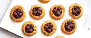 Ghirardelli Chocolate-Peanut Butter Thumbprint Cookies Photo