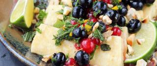 Grilled Halloumi with Herbed Berry Salsa Photo