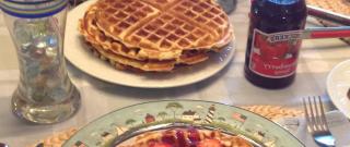 Strawberry Waffles Photo