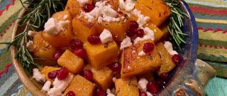 Roasted Butternut Squash with Goat Cheese, Pomegranate, and Rosemary Photo