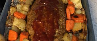 Vegetarian Meatloaf with Vegetables Photo