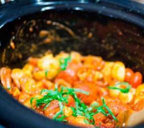 Vegetable Curry with Chickpea in a Crock Pot Photo