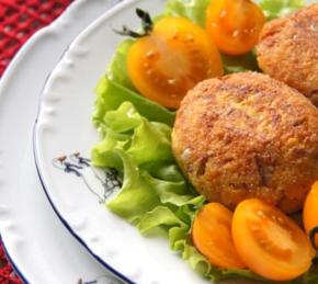 Vegetarian Carrot and Chickpea Cutlets Photo