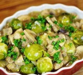 Brussels Sprout with Champignons Photo