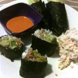 Spicy Tuna Sushi Roll Photo