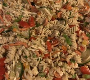 Pasta Salad with Homemade Dressing Photo