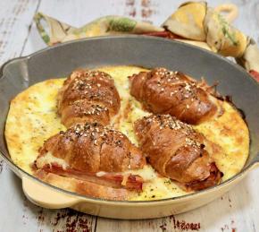 Ham and Cheese Croissant Casserole Photo