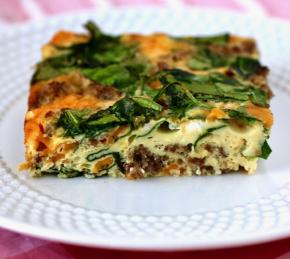 Spinach, Sausage, and Egg Casserole Photo