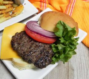 Delicious Grilled Hamburgers Photo