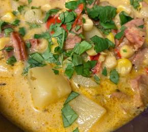Andouille Sausage and Corn Chowder Photo