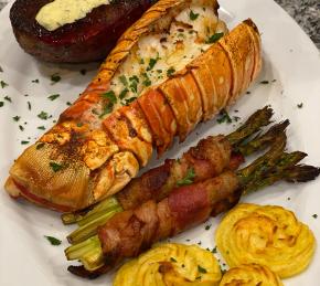 Air Fryer Lobster Tails with Lemon-Garlic Butter Photo