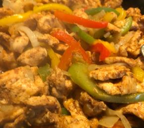 Easy Chicken and Bell Pepper Fajitas Photo
