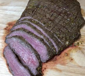 Grilled Balsamic and Soy Marinated Flank Steak Photo