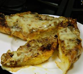 Cheesy Grilled Bread Photo