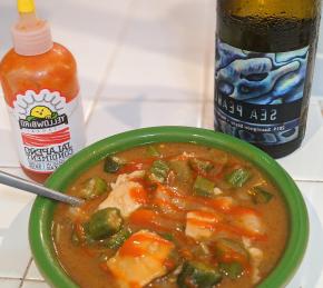 Roux-Based Authentic Seafood Gumbo with Okra Photo