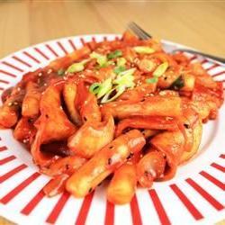 Tteokbokki (Korean Spicy Rice Cakes) Photo