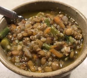 Lentil and Buckwheat Soup Photo