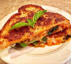 Pizza Grilled Cheese Sandwich Photo