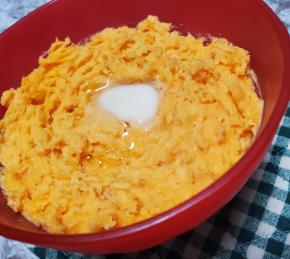 Mashed Sweet Potatoes in the Microwave Photo