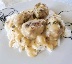 Swedish Meatballs with Cream of Mushroom Soup Photo