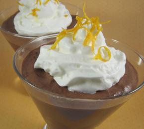 French Chocolate Mousse with Orange Photo