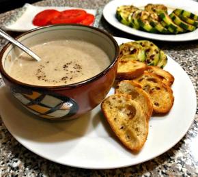Creamy Chanterelle Mushroom Soup Photo