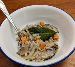 Portobello Mushroom and Rice Stew Photo