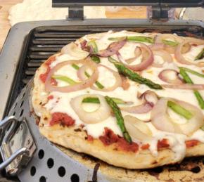 Pizza on the Grill Photo