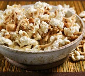 Chinese Popcorn Snack Mix Photo