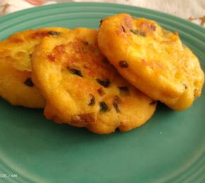 Scallion Mashed Potato Pancakes Photo