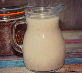 Homemade Flax Seed Milk Photo