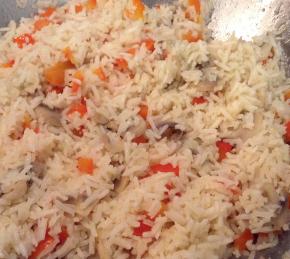 Tasty Spicy Rice Pilaf Photo