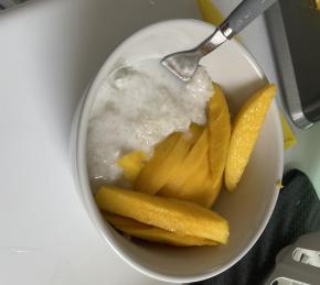 Sweet Sticky Rice with Mangoes Photo