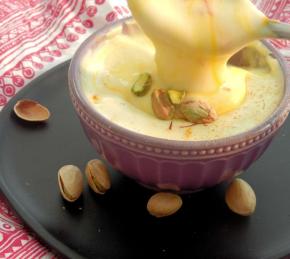 Rice Pudding with Saffron and Cardamom Photo