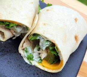 These Dill Ranch Chicken Wraps Are Easy to Make With Rotisserie Chicken Photo