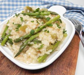 Asparagus and Truffle Risotto Photo