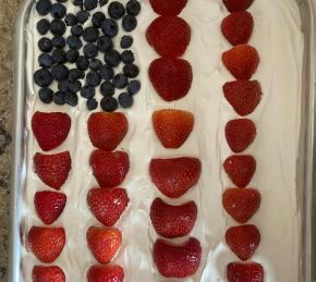 Red, White, and Blue Strawberry Shortcake Photo