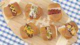 Mini Grilled Hot Dog Sliders Photo