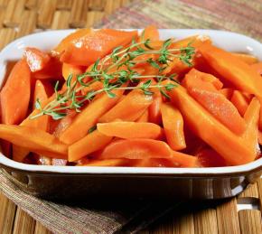 Sous Vide Maple-Glazed Carrots Photo
