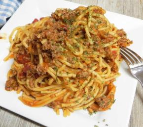 Instant Pot Pasta and Meat Sauce Photo