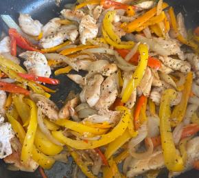 Chicken and Peppers with Balsamic Vinegar Photo