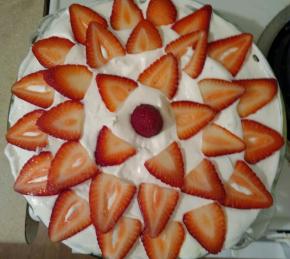 Strawberry Delight Dessert Pie Photo