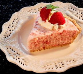 Strawberry Chiffon Pie Photo